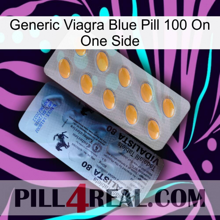 Generic Viagra Blue Pill 100 On One Side 44